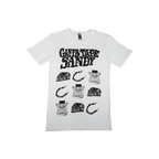 Pink Neck T-Shirt - White image 0